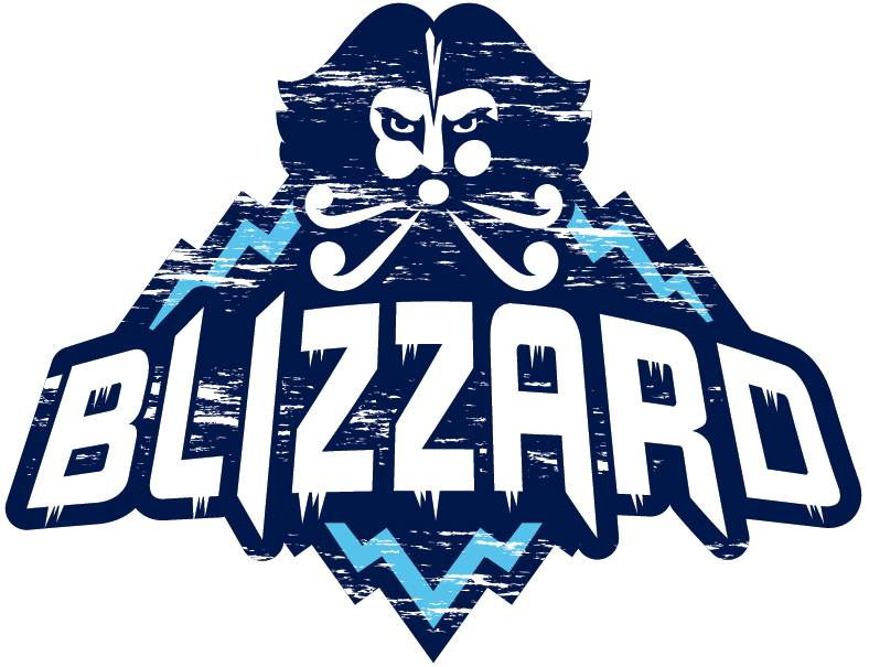 Edmundston Blizzard 2017-Pres Primary Logo iron on transfers for T-shirts